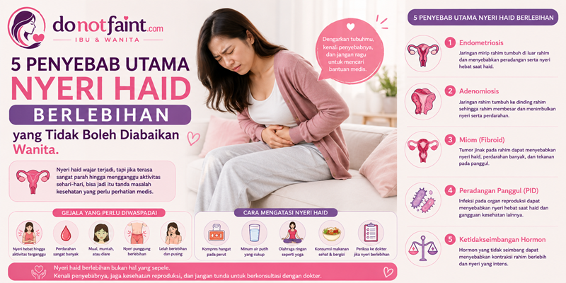 5 Penyebab Utama Nyeri Haid Berlebihan yang Tidak Boleh Diabaikan Wanita