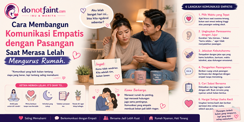 Cara Membangun Komunikasi Empatis dengan Pasangan Saat Merasa Lelah Mengurus Rumah