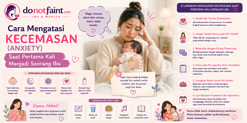Cara Mengatasi Kecemasan (Anxiety) Saat Pertama Kali Menjadi Seorang Ibu