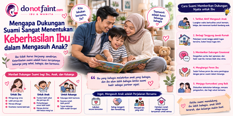 Mengapa Dukungan Suami Sangat Menentukan Keberhasilan Ibu dalam Mengasuh Anak?
