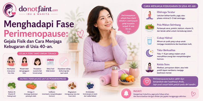 Menghadapi Fase Perimenopause: Gejala Fisik dan Cara Menjaga Kebugaran di Usia 40-an