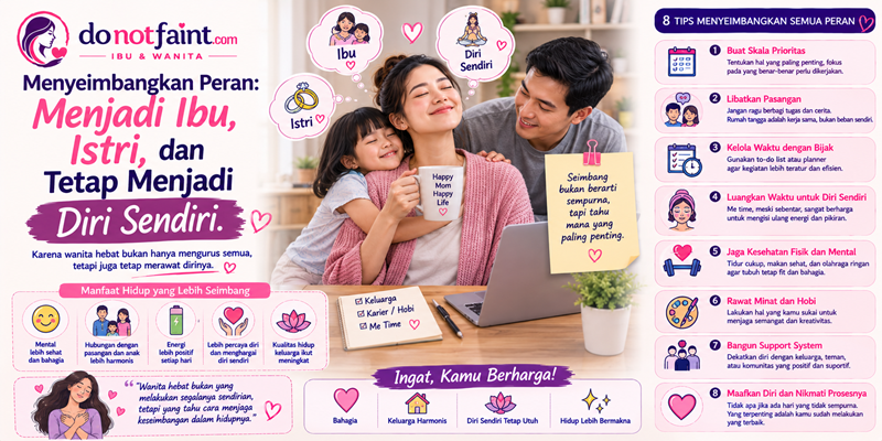 Menyeimbangkan Peran: Menjadi Ibu, Istri dan Tetap Menjadi Diri Sendiri