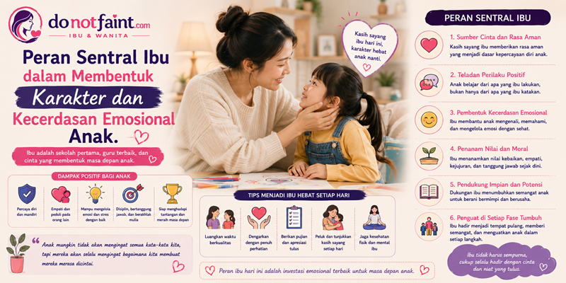 Peran Sentral Ibu dalam Membentuk Karakter dan Kecerdasan Emosional Anak