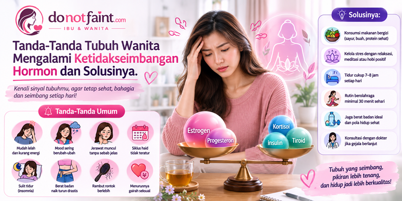 Tanda-Tanda Tubuh Wanita Mengalami Ketidakseimbangan Hormon dan Solusinya