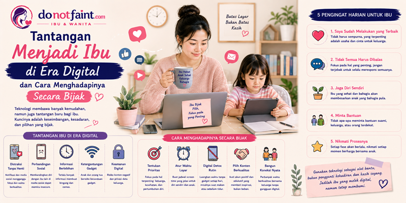 Tantangan Menjadi Ibu di Era Digital dan Cara Menghadapinya Secara Bijak