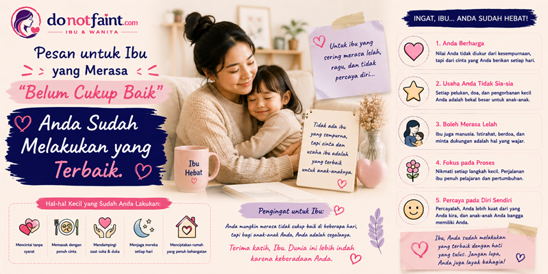 Pesan untuk Ibu yang Merasa “Belum Cukup Baik”: Anda Sudah Melakukan yang Terbaik